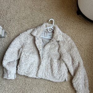 Cozy Cream Fuzzy Jacket